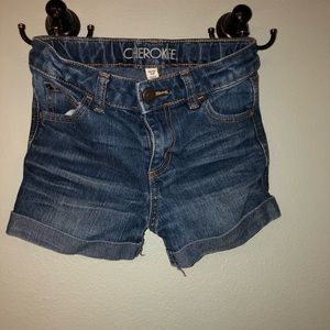 Girls jean shorts